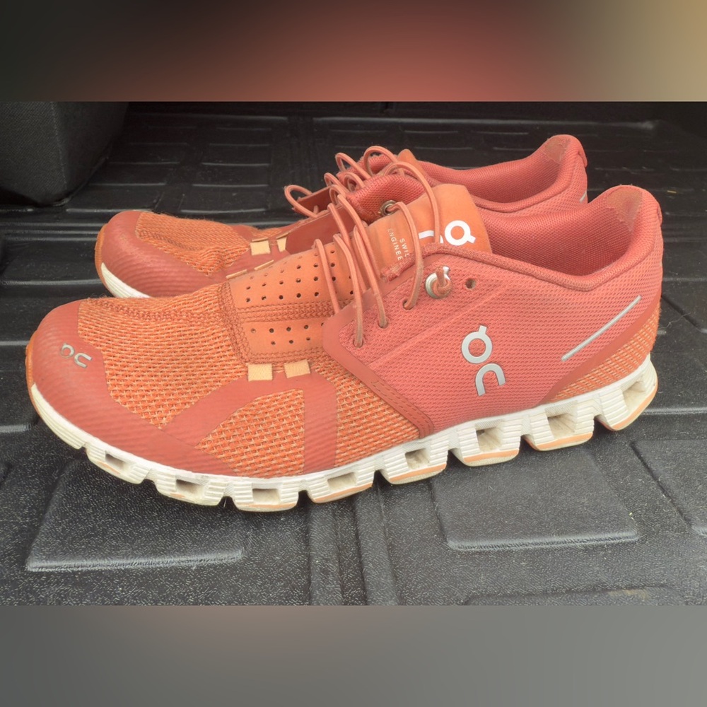 On Running Rust Mesh Sneakers